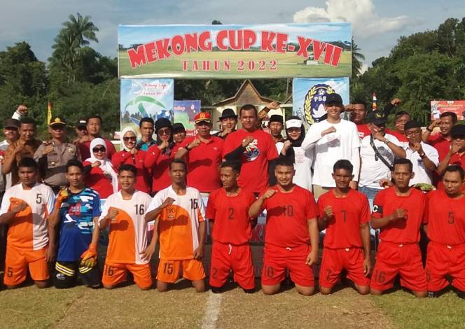 Bupati Adil Buka Turnamen Sepakbola Mekong Cup XVII