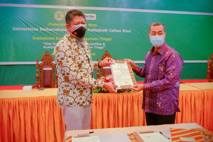 Politeknik Caltex Riau Jalin Kerjasama dengan Universitas Baiturrahmah