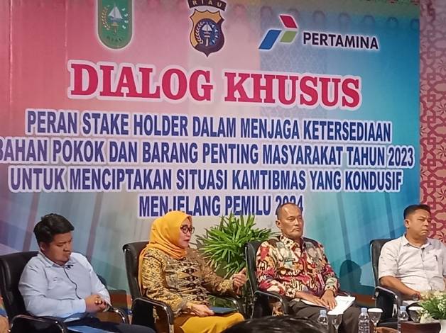 Stakeholder di Riau Keroyokan Antisipasi Inflasi dan Ketersediaan Bahan Pokok Jelang Pemilu 2024