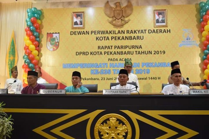 DPRD Gelar Rapat Paripurna HUT ke-235 Kota Pekanbaru