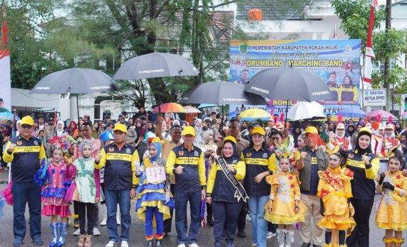 29 Peserta Ikuti Festival Drumband Tingkat Kabupaten Rohil