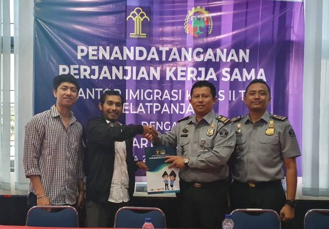 Perkuat Saluran Informasi, Imigrasi Selatpanjang Jalin Kerjasama dengan Koperasi PWI