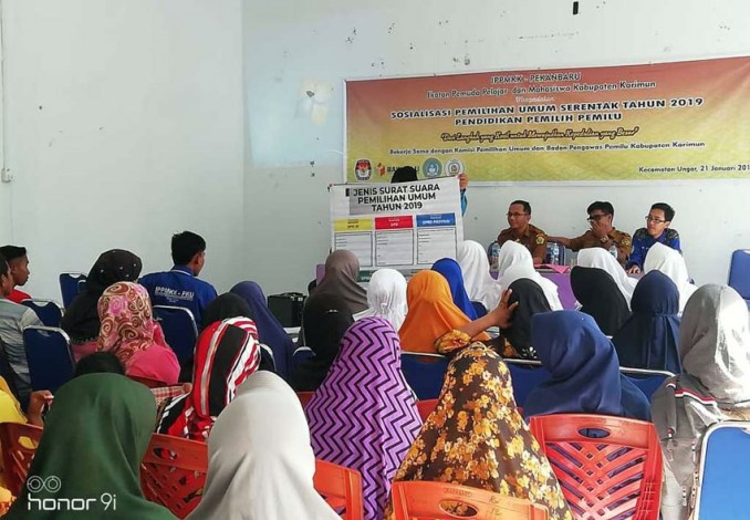 IPPMKK Pekanbaru Gelar Sosialisasi Sadar Pemilu di Kabupaten Karimun