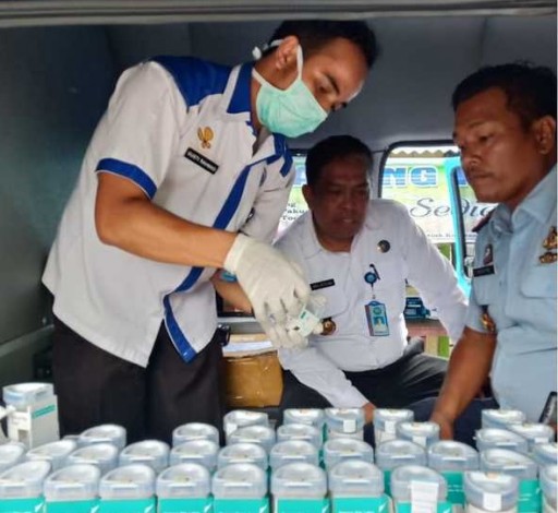 BNNK Kuansing Tes Urine Puluhan Pegawai Lapas Teluk Kuantan