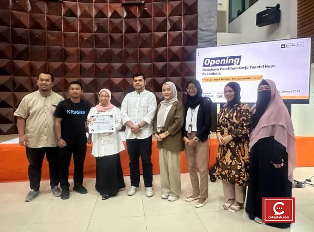 Teach4Hope Gelar Pelatihan Kerja Gratis untuk Masyarakat Riau, 30 Orang Ikut Serta