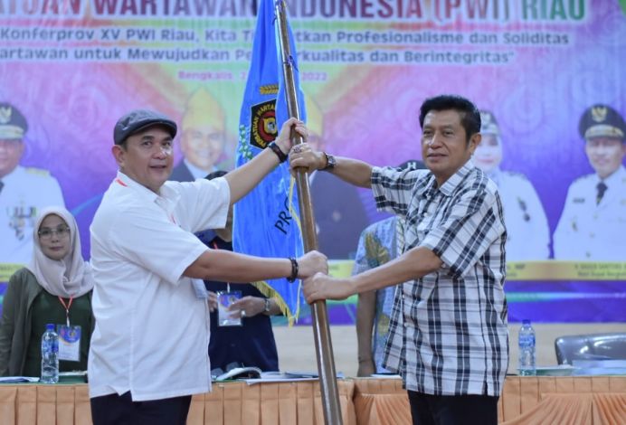 Sejarah Berulang, Zulmansyah Sekedang Kembali Terpilih Aklamasi Sebagai Ketua PWI Riau