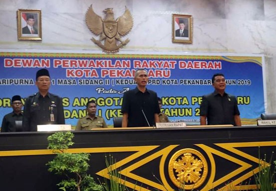 Wakil Ketua DPRD Pekanbaru Pimpin Paripurna Laporan Reses