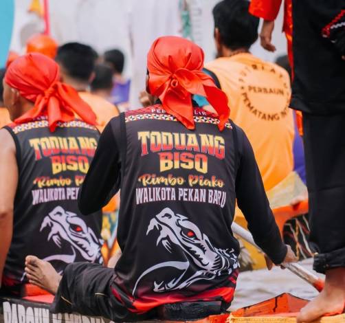 Toduang Biso Rimbo Piako Walikota Pekanbaru Ikut Semarakkan Pacu Jalur Tradisional 2023