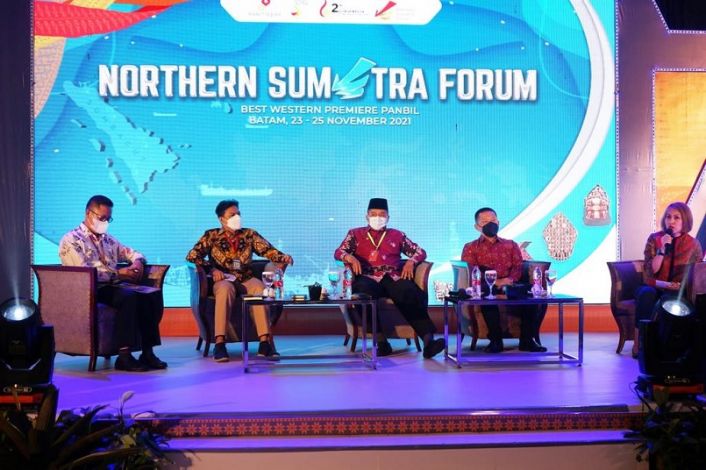 Bupati Siak Jadi Narasumber Forum SKK Migas-KKKS Sumbagut, Alfedri Sampaikan Peran PT BSP untuk Siak