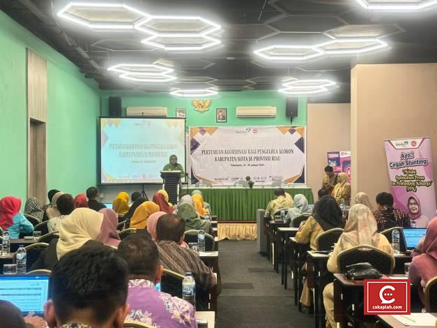Tingkatkan SDM Berkualitas, BKKBN Riau Gelar Koordinasi Pengelola Alokon se-Provinsi Riau