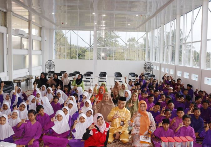Kegiatan Cerah Ceria Ramadan di Perpustakaan Tenas Effendy Disambut Antusias Peserta