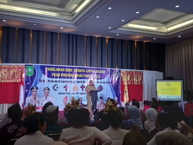 FKUB Gelar Pagelaran Seni Budaya Lintas Agama, Riau Ditargetkan 3 Besar Provinsi dengan Toleransi Tertinggi