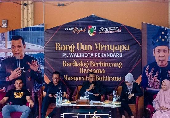 Bang Uun Menyapa Warga Bukitraya, Komitmen Perjuangkan Pelayanan Dasar di Pekanbaru
