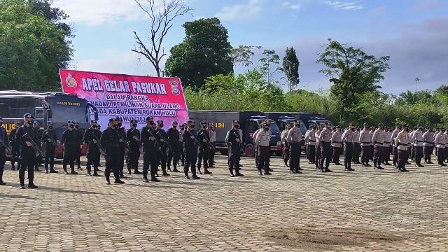 336 Personel TNI-Polri Siap Amankan Pelaksanaan PSU di Rohul