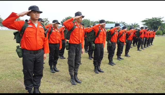 Bangun Mental dan Karakter, Fire Fighter RAPP Dilatih Paskhas TNI AU