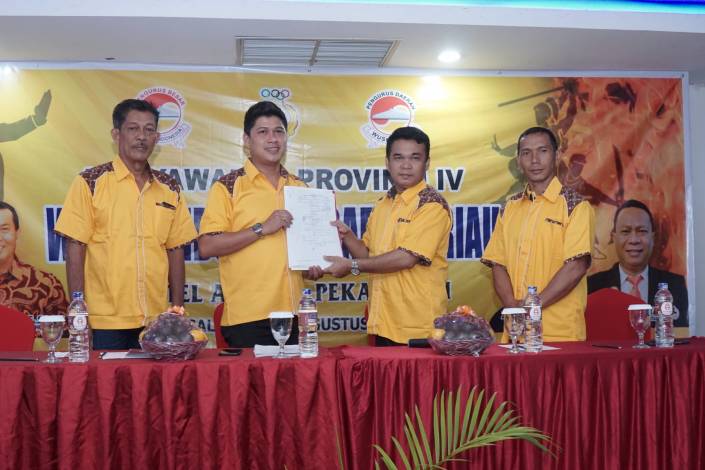 Terpilih Aklamasi, Rahmad Ilahi Pimpin Wushu Riau Periode 2022-2026