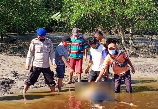 Polsek Teluk Meranti dan Tim Pol Air Polres Pelalawan Berhasil Menemukan Warga yang Tenggelam di Sungai Kampar