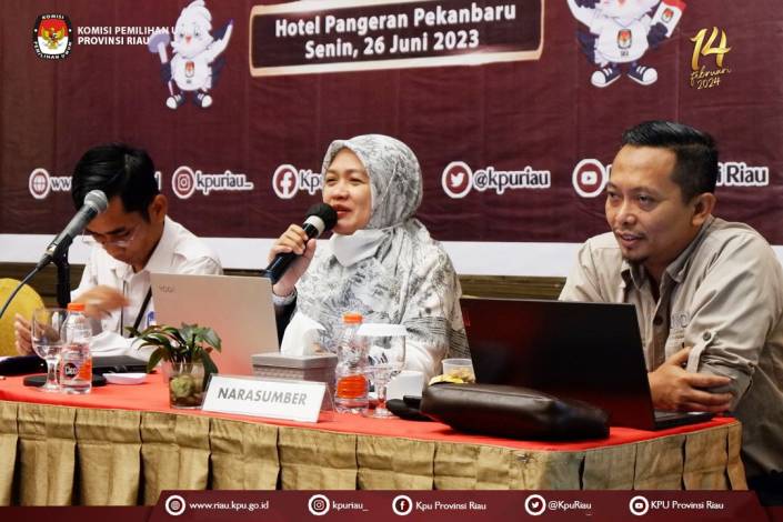KPU Riau Laksanakan Sosialisasi dan Pendidikan Pemilih kepada Pemilih Perempuan dan Disabilitas