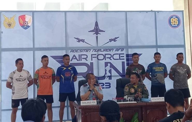 Total Hadiah Rp 50 Juta, Lanud RSN Gelar Air Force Run 2023, Trek Lari Bebas Polusi Runway Khusus Pesawat