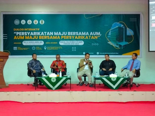 Empat Bakal Calon Rektor Umri Paparkan Gagasan pada Dialog Interaktif PW Pemuda Muhammadiyah