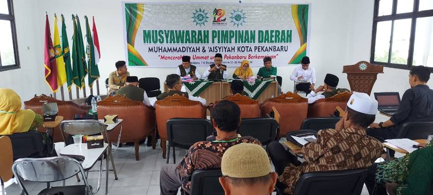 Rangkaian Musyda Ke-12 Muhammadiyah dan Aisyiyah Pekanbaru, 39 Calon Formatur Ditetapkan dalam Musypimda