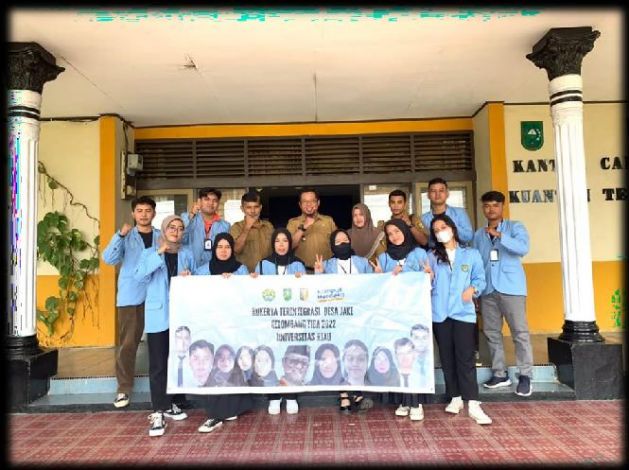 Mahasiswa Kukerta Terintegrasi Unri Desa Jake Ditunjuk Jadi Panitia Perayaan HUT ke-77 RI