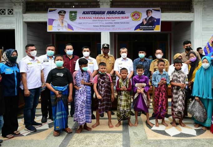 Karang Taruna Riau Bangkit, Gelar Aksi Solidaritas hingga Terjun ke Lokasi Bencana Alam