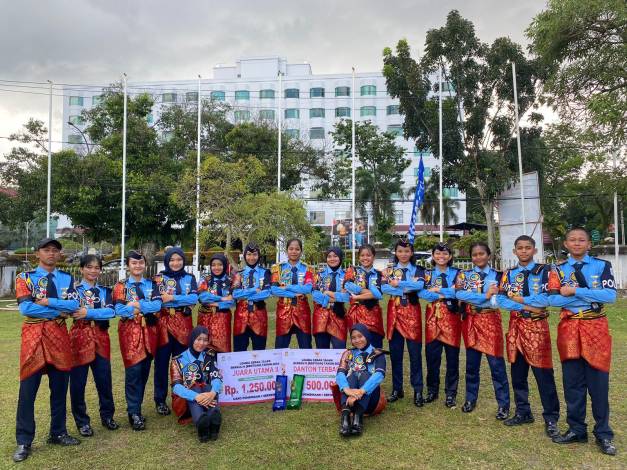 SMK Dirgantara Riau Raih Juara Utama II dan Danton Terbaik Lomba Gerak Jalan