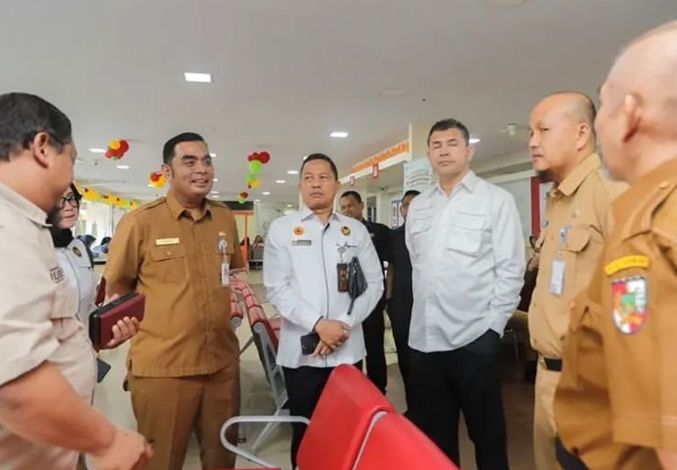 Satgas Saber Pungli Provinsi Riau Sosialisasikan Aplikasi Si Duli ke DPMPTSP Kota Pekanbaru