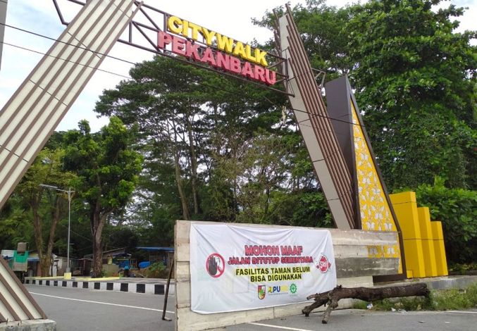 Terus Digesa, PUPR Pekanbaru: Penataan Ulang Taman Labuai Capai 70 Persen