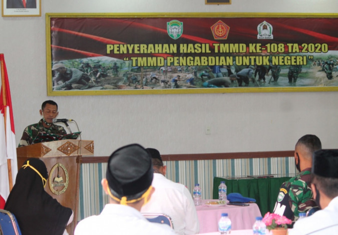 TMMD Ke-108 Kodim 0105/Abar Resmi Ditutup, Warga Diharapkan Menjaga Karya TNI