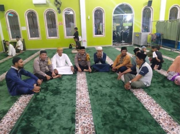Cooling System, Polsek Rumbai Polresta Pekanbaru Ajak Jamaah Masjid Sukseskan Pemilu 2024