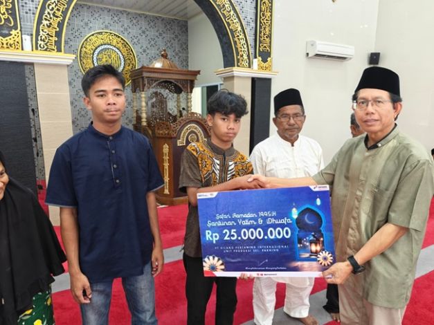 Peduli Yatim dan Dhuafa, PT KPI Unit Dumai Safari Ramadan ke Masjid dan Panti Asuhan di Sei Pakning