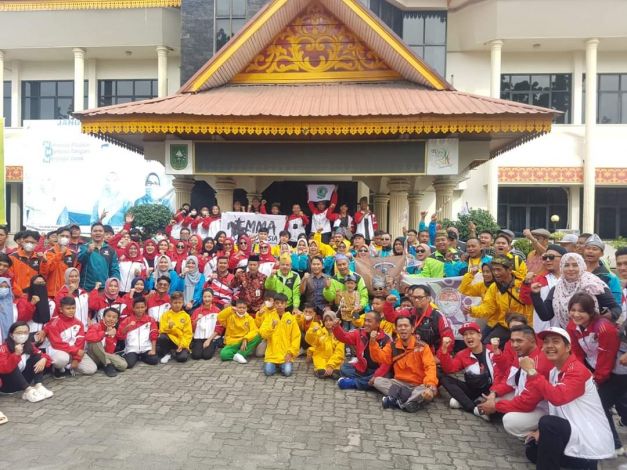 Berangkat Mandiri, 420 Atlet ke Fornas Dilepas ke Palembang