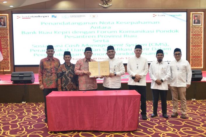 Sinergitas Kembangkan Ekonomi Syariah, BRK MoU dengan FKPP Riau