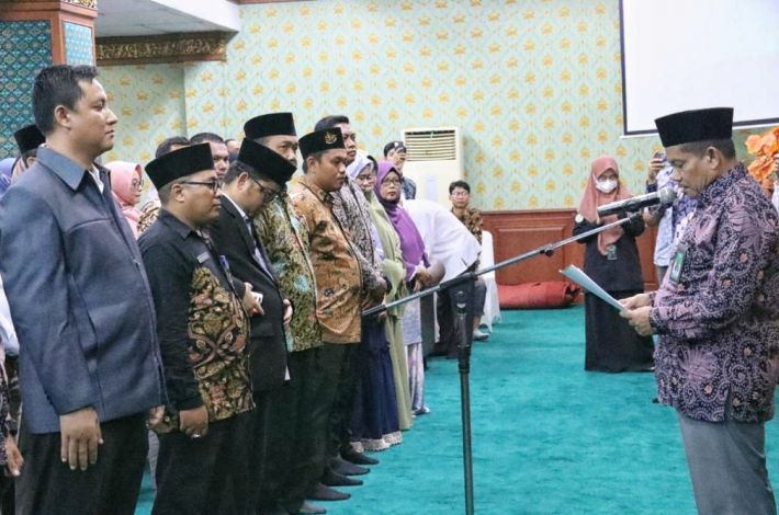 Eko Wibowo Dilantik Jadi Ketua IKA FTK UIN Suska Riau