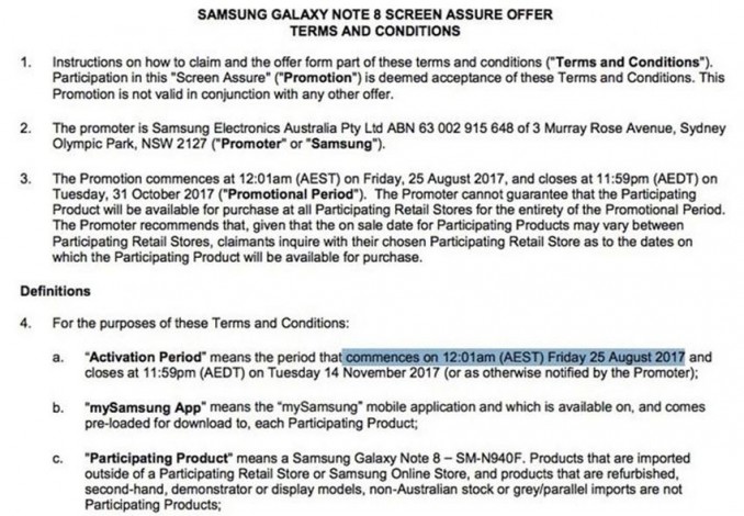 Samsung Tak Sengaja Bocorkan Tanggal Pemesanan Galaxy Note 8