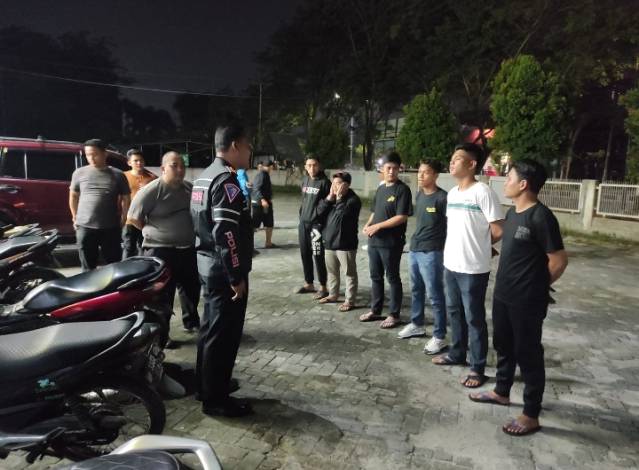 Razia Balap Liar di Pekanbaru, 25 Sepeda Motor Diamankan Polisi