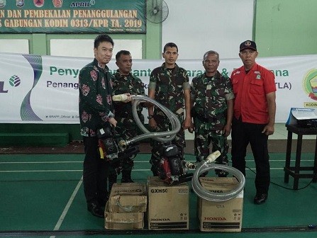 Tim Fire Fighter RAPP Berbagi Ilmu dalam Penanggulangan Karhutla
