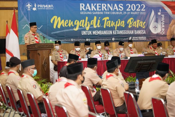Kwarda Riau ikuti Rakernas Gerakan Pramuka 2022