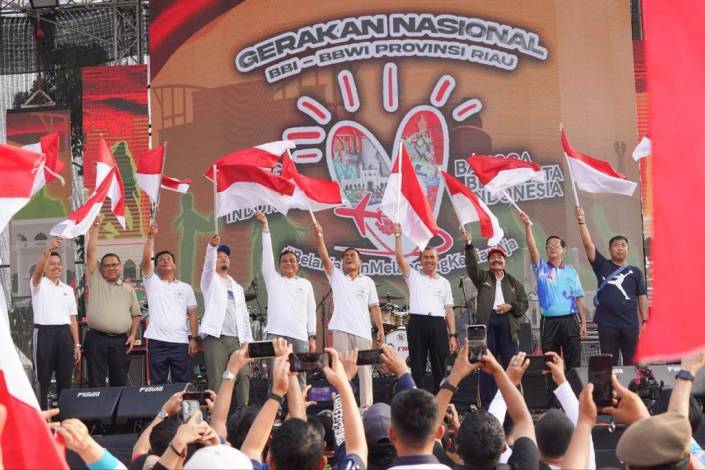 Masyarakat Riau Bakal Kebagian 10 Juta Bendera Merah Putih