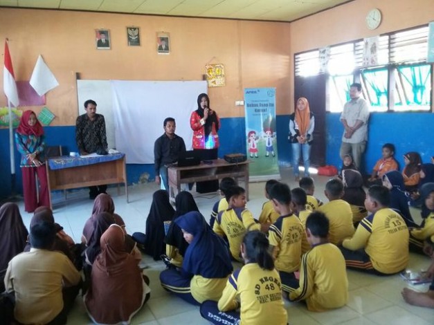 31 Sekolah di Pulau Padang Diskusikan Cara Mencegah Karhutla