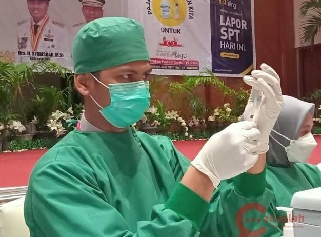 Lebihi Target, Capaian Vaksinasi Covid-19 Riau Tembus 77,47 Persen