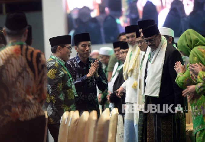 Jokowi Minta Nahdliyin Rawat Keberagamaan