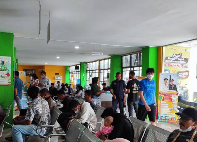 Sudah 46.372 Kendaraan Manfaatkan Penghapusan Denda Pajak di Riau