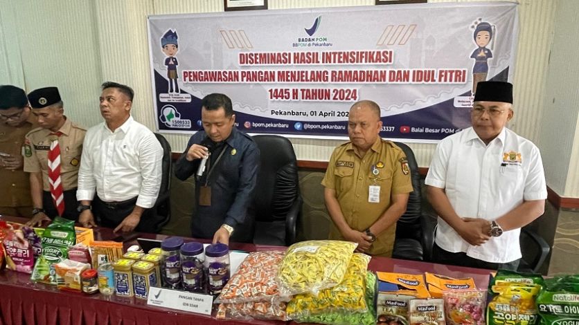 Sejak Awal Ramadan, 2.467 Produk Kedaluwarsa dan Tanpa Izin Edar Ditemukan di Pekanbaru