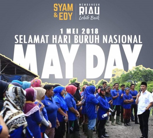 Mau Tau Janji Syamsuar-Edy Nasution pada Buruh Riau? Ini Dia...