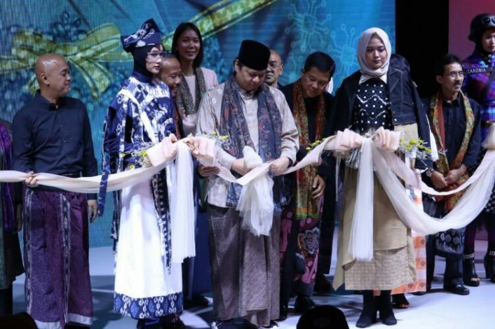 Airlangga Resmi Buka Muffest 2019, Dorong Indonesia jadi Pusat Fashion Muslim Dunia