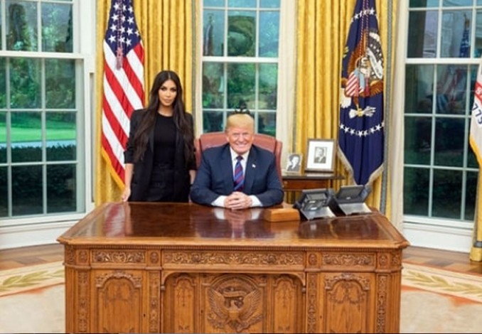 Kim Kardashian dan Donald Trump Bertemu 4 Mata, Kenapa?
