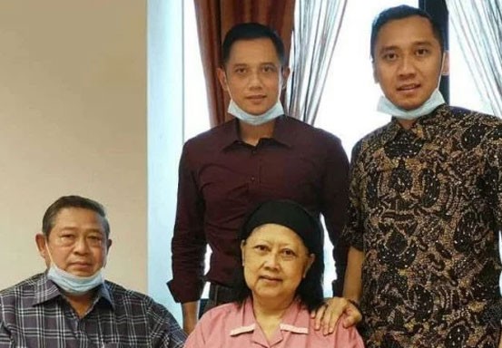 SBY, AHY, Ibas dan Menantu Ikhlas atas Berpulangnya Ani Yudhoyono